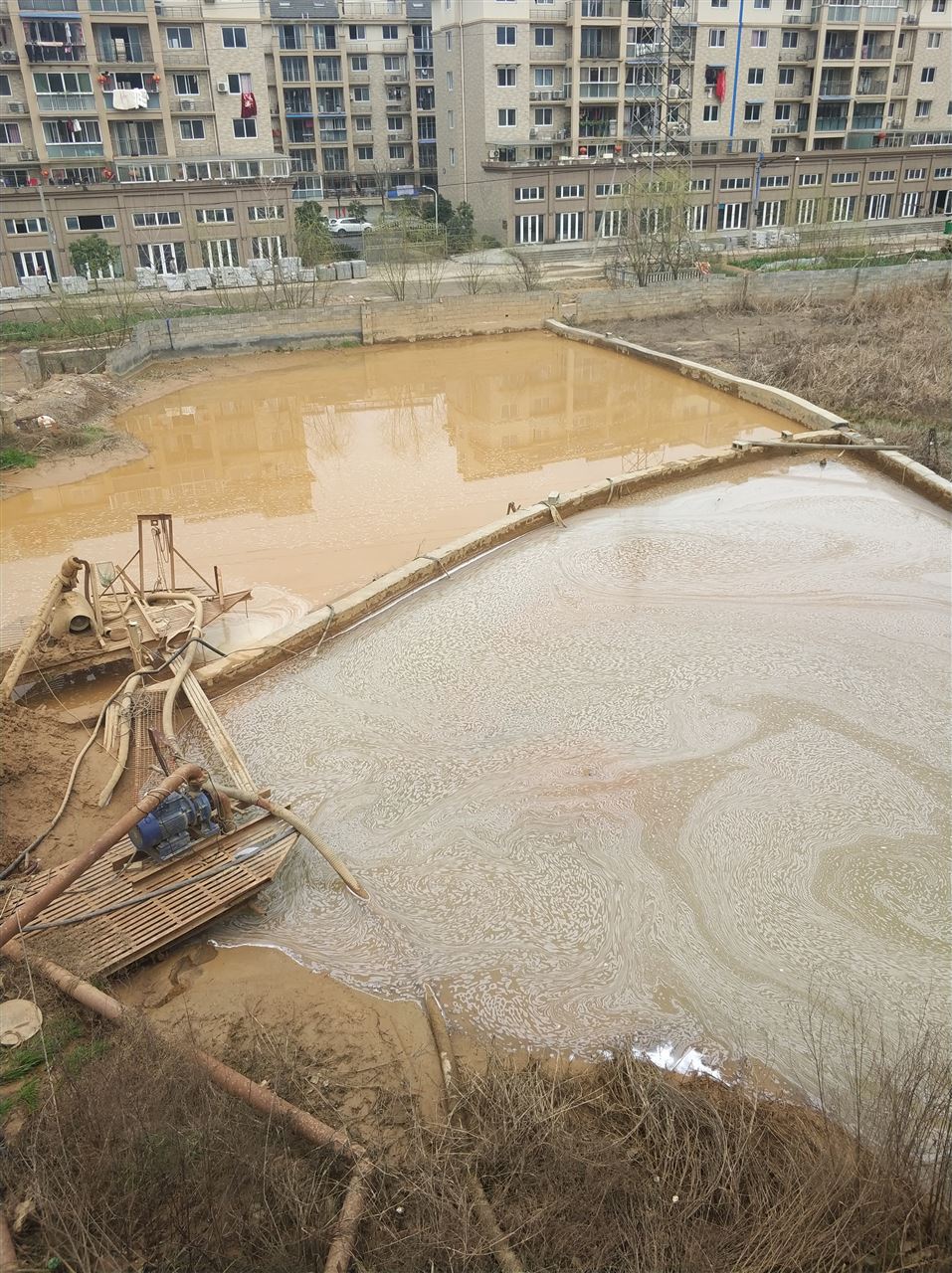 乳源沉淀池淤泥清理-厂区废水池淤泥清淤